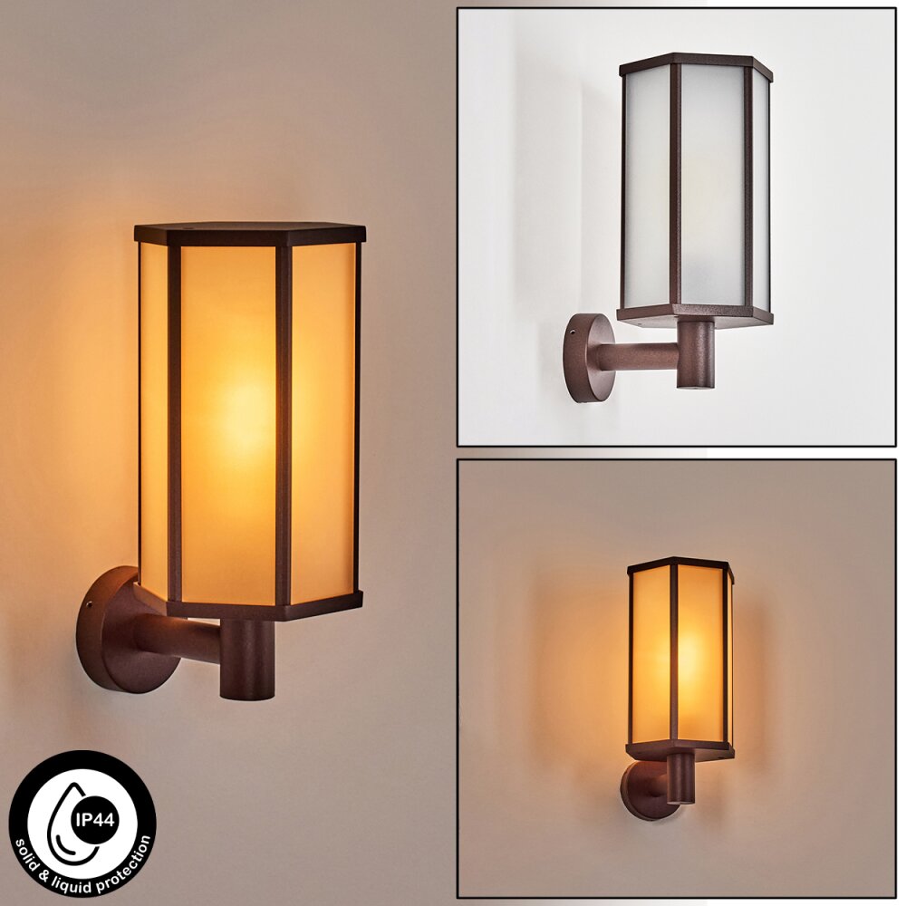 Monfanim Lampe murale d´extérieur Rouille, 1 lumière main product photo