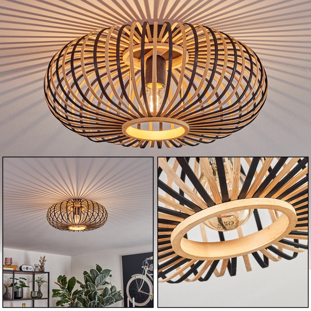 Oravi Plafonnier Noir, 1 lumière main product photo