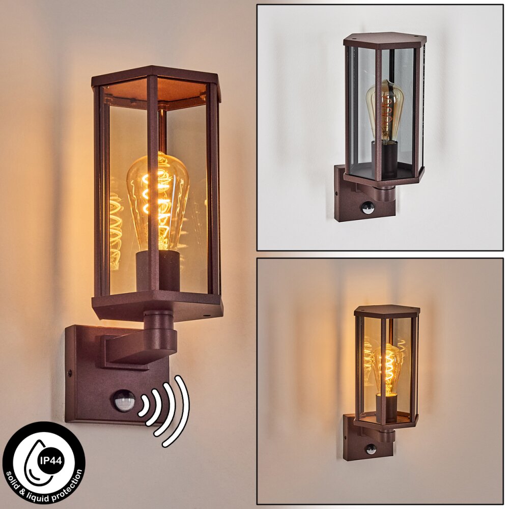Monfanim Lampe murale d´extérieur Rouille, 1 lumière main product photo
