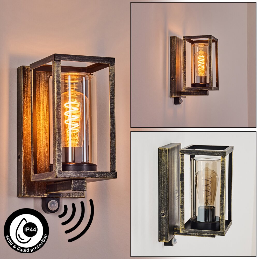 Portalis Lampe murale d´extérieur Or, Noir, 1 lumière main product photo