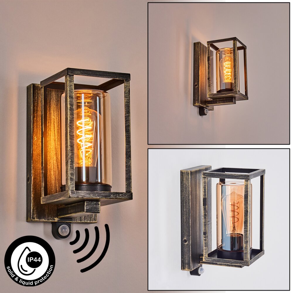 Portalis Lampe murale d´extérieur Or, Noir, 1 lumière main product photo