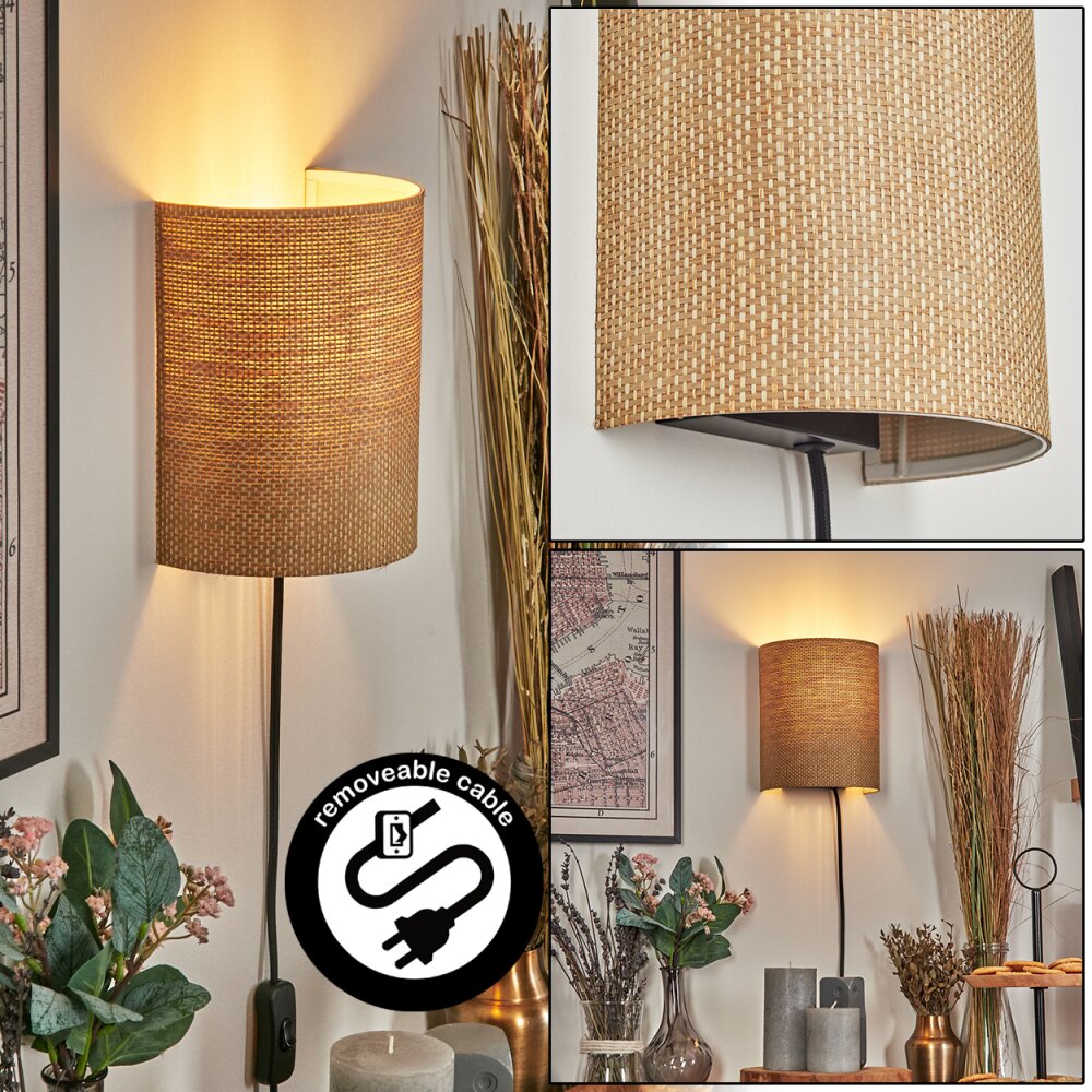 Viadores Luminaire Up & Down, Applique murale Noir, 1 lumière main product photo