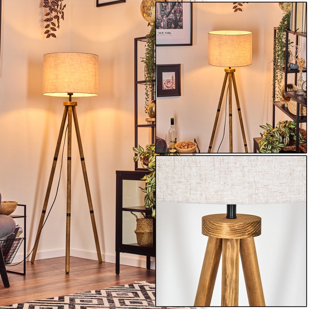 Bassagoda Lampadaire Écru, 1 lumière main product photo