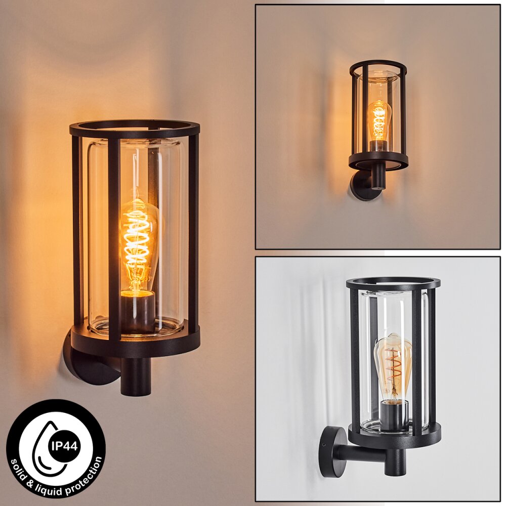 Martinha Lampe murale d´extérieur Noir, 1 lumière main product photo
