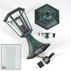 Loria Borne lumineuse Vert, Noir, 1 lumière