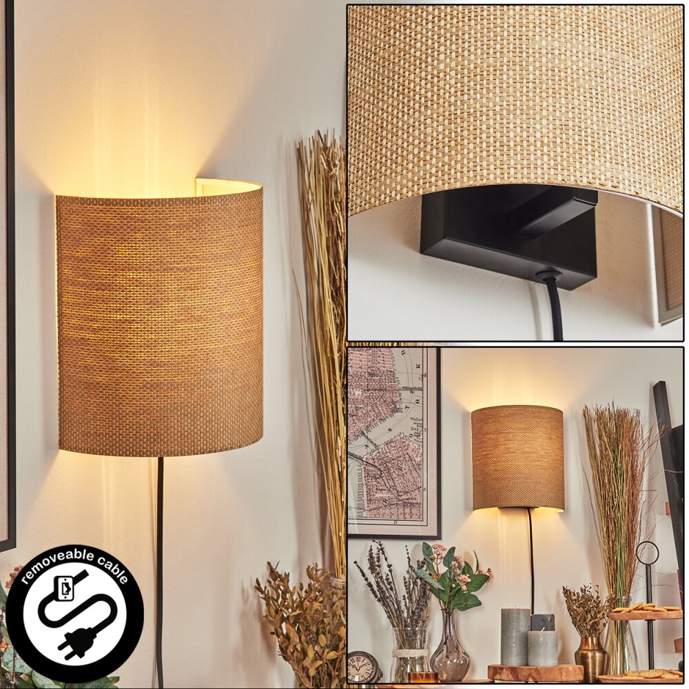 Viadores Luminaire Up & Down, Applique murale Noir, 1 lumière main product photo