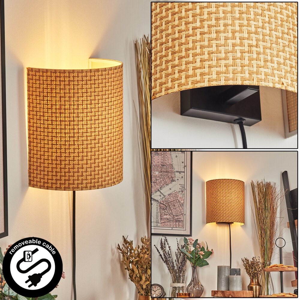 Viadores Luminaire Up & Down, Applique murale Noir, 1 lumière main product photo