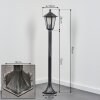 Loria Eclairage de chemin Noir, Argenté, 1 lumière