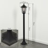 Loria Eclairage de chemin Noir, 1 lumière