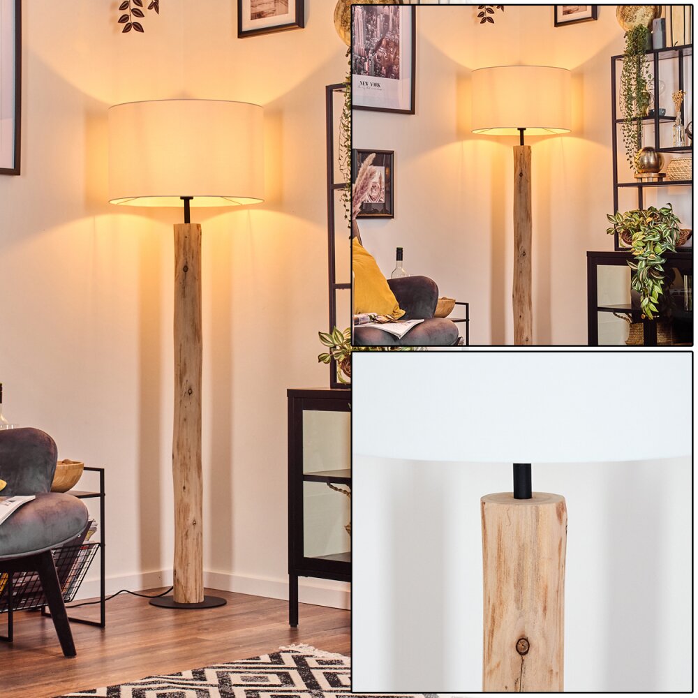 Flemming Lampadaire Écru, Noir, 1 lumière main product photo