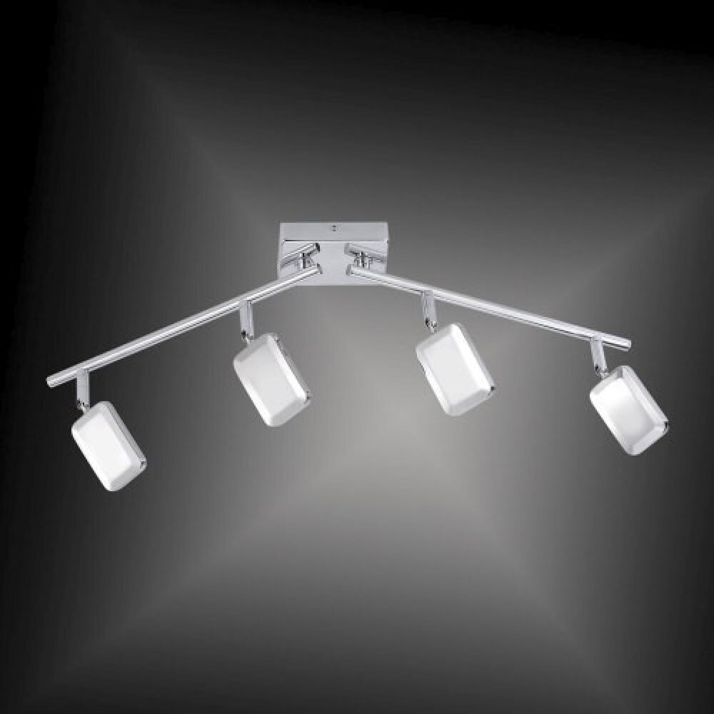 Plafonnier Leuchten Direkt WELLA LED Chrome, 4 lumières main product photo