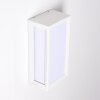 Applique murale d'extérieur Montreux LED Aluminium, Blanc, 1 lumière