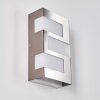 Applique murale d'extérieur Lannion LED Acier inoxydable, 3 lumières