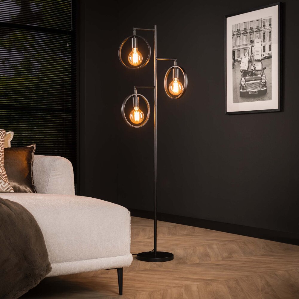 Stehleuchte Lampadaire Anthracite, 3 lumières main product photo