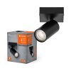 Spot Plafonnier, Spot de plafond Luminaires Ledvance LED Noir, 1 lumière
