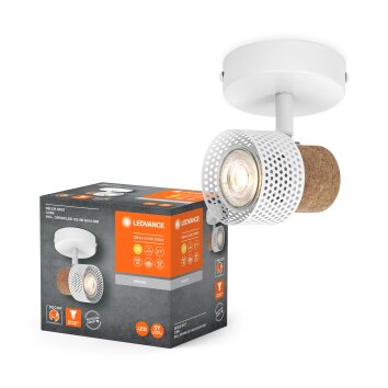 Spot Plafonnier, Spot de plafond Luminaires Ledvance LED Blanc, 1 lumière