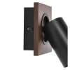 Spot Plafonnier, Spot de plafond Luminaires Ledvance LED Couleur bois, Noir, 1 lumière