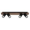 Spot Plafonnier, Spot de plafond Luminaires Ledvance LED Couleur bois, Noir, 4 lumières
