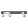 Spot Plafonnier, Spot de plafond Luminaires Ledvance LED Couleur bois, Blanc, 3 lumières