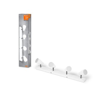 Spot Plafonnier, Spot de plafond Luminaires Ledvance LED Blanc, 4 lumières
