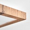 Salmi LED Couleur bois, Noir, 1 lumière, Télécommandes