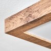 Salmi LED Couleur bois, Noir, 1 lumière, Télécommandes