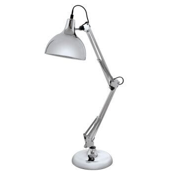 Lampe de table Eglo BORGILLIO Chrome, 1 lumière