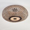 Bauro Plafonnier Noir, 3 lumières