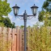 Loria Luminaire extérieur, Réverbère, Eclairage de chemin Noir, 2 lumières