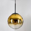 Gastor Suspension, Boule lumineuse Or, Clair, 1 lumière