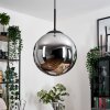 Gastor Suspension, Boule lumineuse Chrome, Fumé, 1 lumière