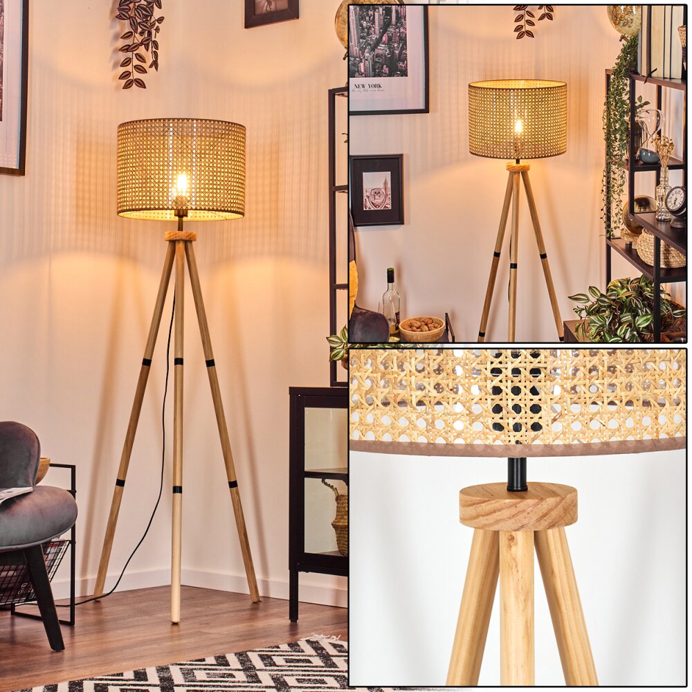 Barcos Lampadaire Écru, 1 lumière main product photo