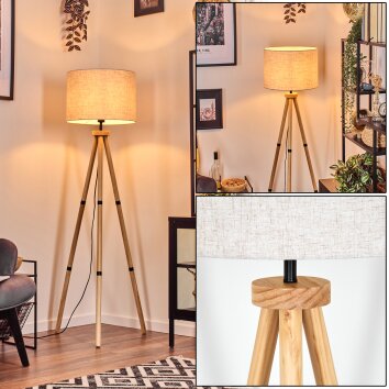 Bassagoda Lampadaire Écru, 1 lumière Bassagoda Lampadaire Écru, 1 lumière