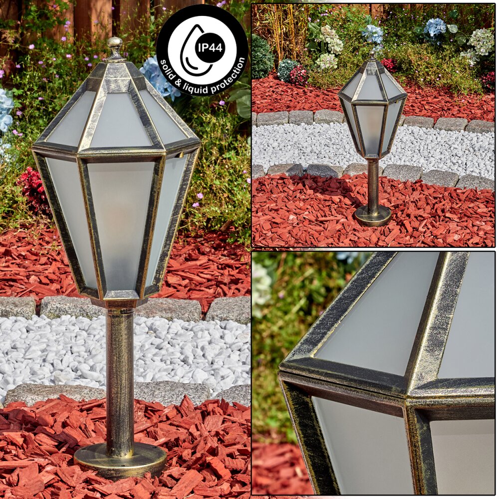 Falfosa Luminaire extérieur, Borne lumineuse, Eclairage de chemin Noir, 1 lumière main product photo