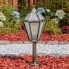 Falfosa Luminaire extérieur, Borne lumineuse, Eclairage de chemin Noir, 1 lumière