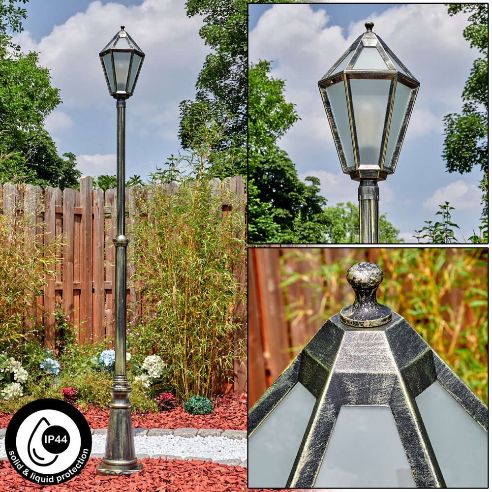 Falfosa Luminaire extérieur, Réverbère, Eclairage de chemin Or, Noir, 1 lumière main product photo