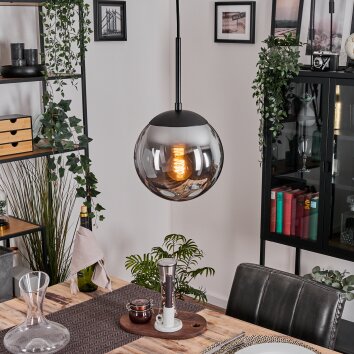 Gastor Suspension, Boule lumineuse 20 cm Fumé, 1 lumière