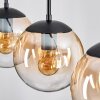 Gastor Suspension, Boule lumineuse Ambre, Clair, 3 lumières