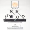 Gastor Suspension, Boule lumineuse Ambre, Clair, 3 lumières