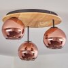 Koyoto Plafonnier, Boule lumineuse 40 cm Écru, Noir, 3 lumières