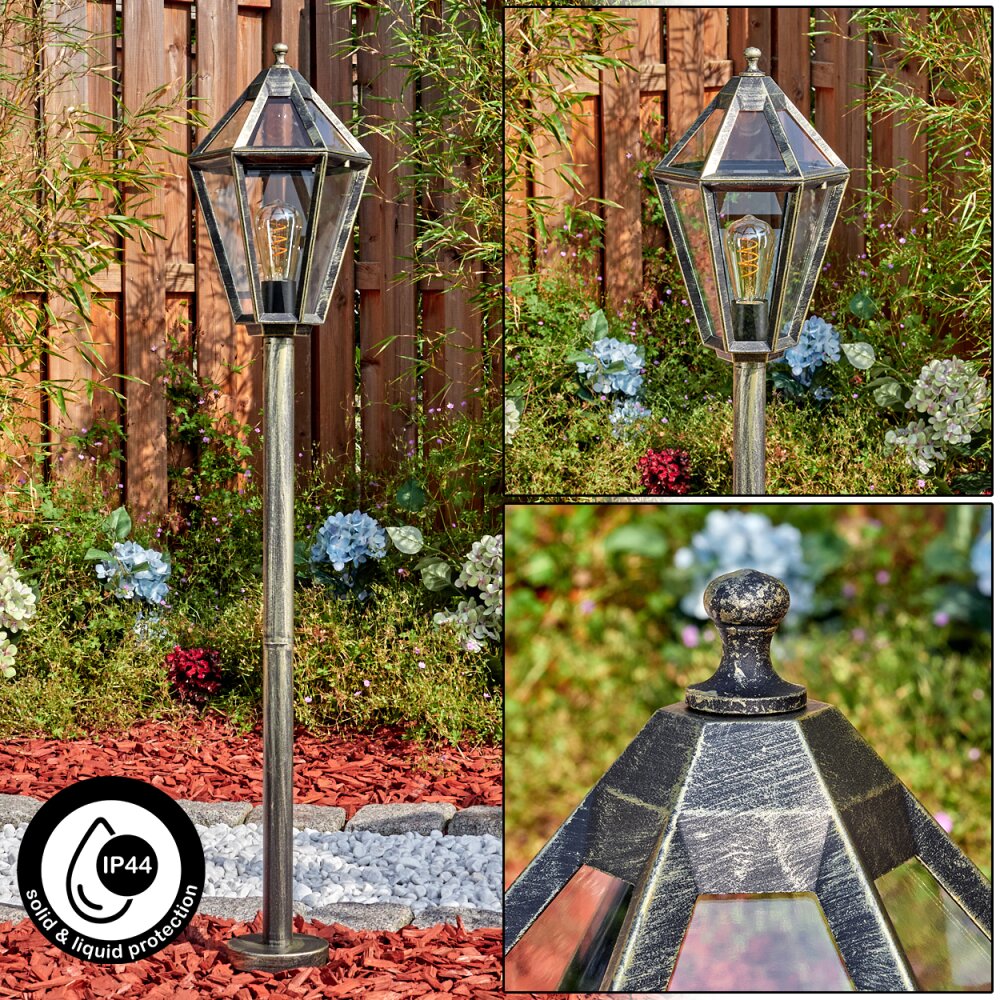 Falfosa Luminaire extérieur, Eclairage de chemin Or, Noir, 1 lumière main product photo