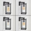 Tourega Lampe murale d´extérieur Noir, 1 lumière