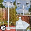Loria Luminaire extérieur, Réverbère, Eclairage de chemin Blanc, 2 lumières