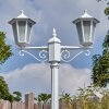 Loria Luminaire extérieur, Réverbère, Eclairage de chemin Blanc, 2 lumières