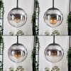 Gastor Suspension, Boule lumineuse Clair, Fumé, 1 lumière