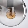Gastor Suspension, Boule lumineuse Clair, Fumé, 1 lumière