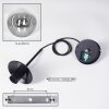 Gastor Suspension, Boule lumineuse Clair, Fumé, 1 lumière