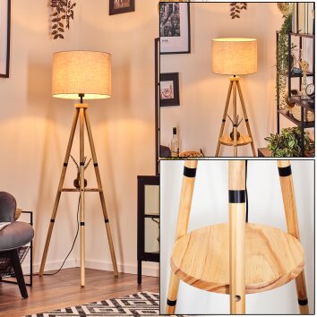 Bassagoda Lampadaire Écru, 1 lumière Bassagoda Lampadaire Écru, 1 lumière