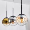 Gastor Suspension, Boule lumineuse Or, Clair, Fumé, 3 lumières