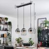 Gastor Suspension, Boule lumineuse Clair, Fumé, 3 lumières